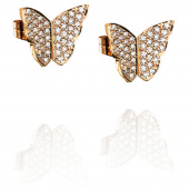 Little Miss Butterfly & Stars Boucle d'oreille Or
