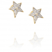 Catch A Falling Star & Stars Boucle d'oreille Or