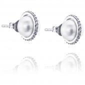 Day Pearl & Stars Boucle d'oreille Or blanc
