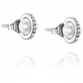 Little Day Pearl & Stars Boucle d'oreille Or blanc