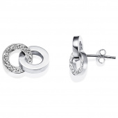 You & Me Boucle d'oreille Or blanc
