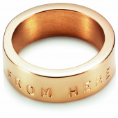 From Here To Eternity Stamped Bague Or