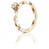 Forget Me Not Star Bague Or