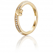 Paramour Love Thin Bague Or
