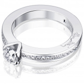 Heart To Heart 0.50 ct diamant Bague Or blanc