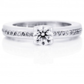 Heart To Heart 0.50 ct diamant Bague Or blanc