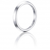 Paramour Thin Bague Or blanc