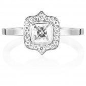 The Mrs 0.50 ct diamant Bague Or blanc