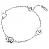 Mini Love Bracelet Argent 17-19 cm