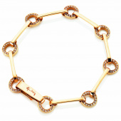 Bague Chain & Stars Bracelet Or