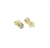 Cubic small Boucle d'oreille Or