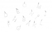 Letters bokstäver A-Z Argent