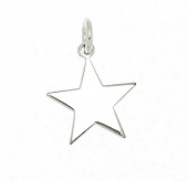 Letters star Argent