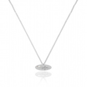 One coin Collier Argent 50-60 cm