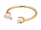 Pearl small Bague ONE SIZE Or