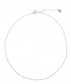 Two beaded Collier - Argent