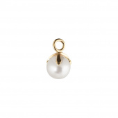 Letters Pearl pendant Or / per styck