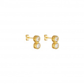 Cubic twin Boucle d'oreille Or