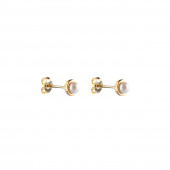 Pearl bubble small stud Boucle d'oreille Or