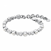 SACHA Bracelet Argent/white pearl 