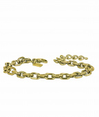 CHARLIE Chain Bracelet Blankt Or