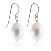 Oval Pearl Hook (Argent)