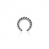 Twisted EarCuff Boucle d'oreille (Argent)