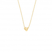 Le knot drop Collier Or