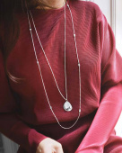 Lakeside single Collier Argent