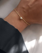 Petite Pearl Bracelet Or