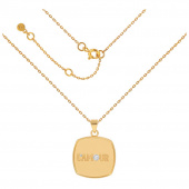 L'amour chunky chain Collier Or
