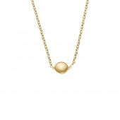 Stardust drop polished Collier Or