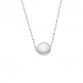 Stardust polished Collier Argent