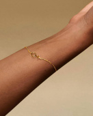 Women Unite small Bracelet Or